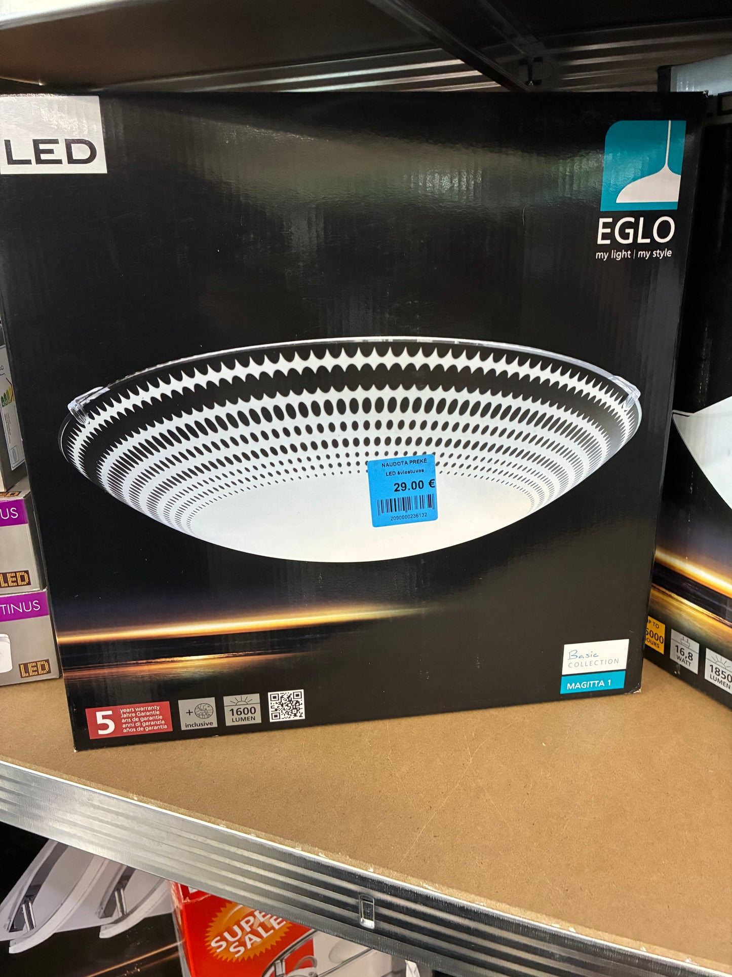 EGLO MAGITTA 1 LED lubinis šviestuvas
