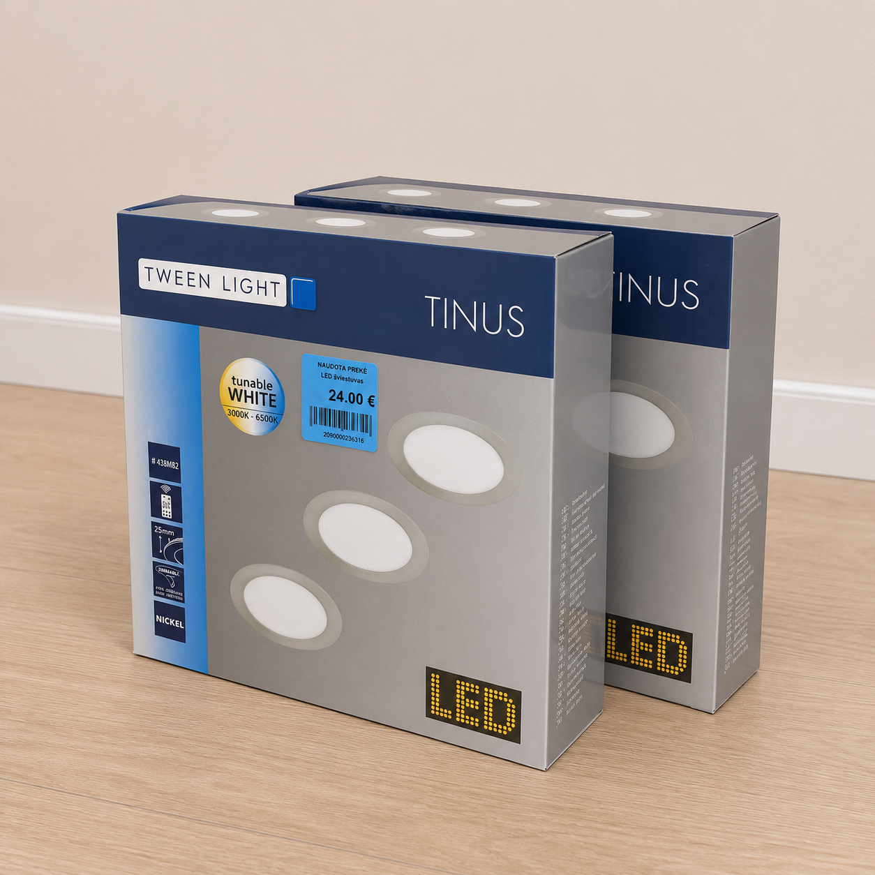 Tween Light TINUS LED įleidžiamų šviestuvų komplektas, 3 vnt.